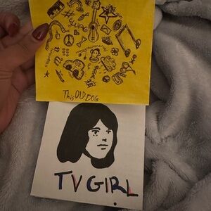 TV Girl Graphic Art Print